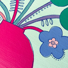 Load image into Gallery viewer, "Flowers in Pink Vase"