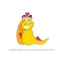 Load image into Gallery viewer, “Congratulations on your joyful bundle of sunshine&quot;
